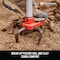 Corona Tools Corona ComfortGEL 4 Tine Steel Hand Tiller 6 in. Aluminum Handle LG 3624 - alternate 2